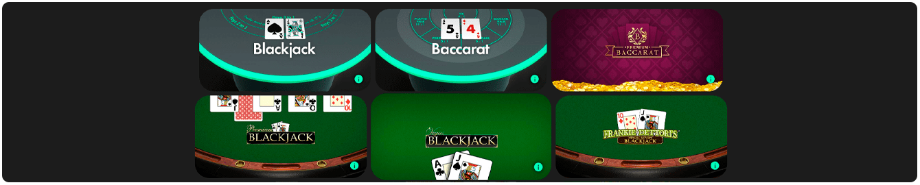 card games bet365